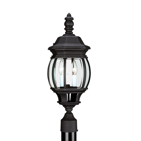 Wynfield Two Light Outdoor Post Lantern in Black (1|82200EN12) Wynfield Two Light Outdoor Post Lantern in Black (1|82200EN12)
