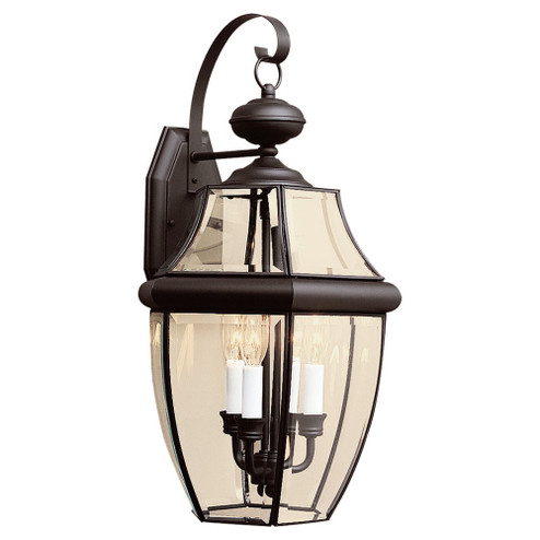 Lancaster Three Light Outdoor Wall Lantern in Black (1|804012)