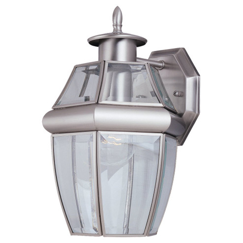 Lancaster One Light Outdoor Wall Lantern in Antique Brushed Nickel (1|8038965)