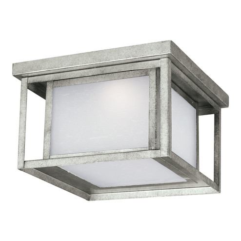 Hunnington LED Outdoor Flush Mount in Weathered Pewter (1|7903997S57)
