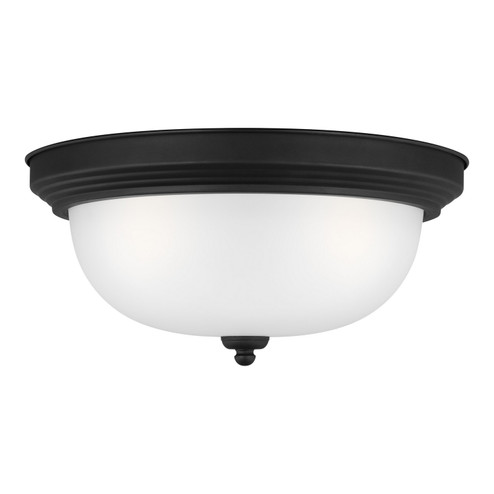 Geary Three Light Flush Mount in Midnight Black (1|77065EN3112)