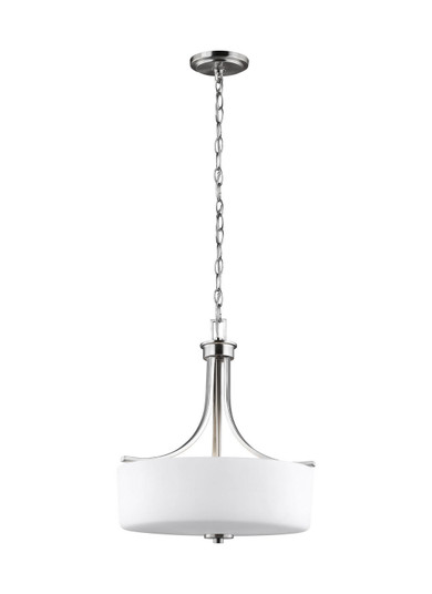 Canfield Three Light Pendant in Brushed Nickel (1|6528803EN3962)