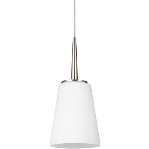 Driscoll One Light Mini-Pendant in Brushed Nickel (1|6140401EN3962)
