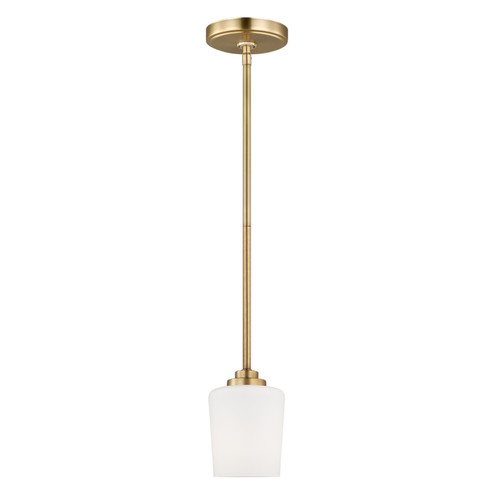 Windom One Light Mini-Pendant in Satin Brass (1|6102801EN3848)