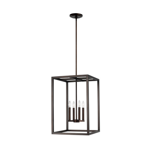 Moffet Street Four Light Hall / Foyer Pendant in Bronze (1|5134504710)