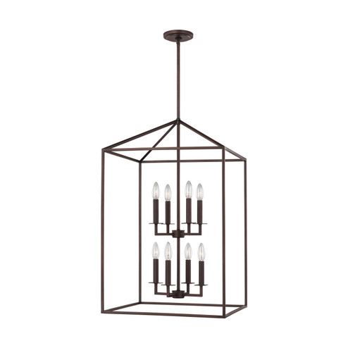 Perryton Eight Light Hall / Foyer in Bronze (1|5115008EN710)