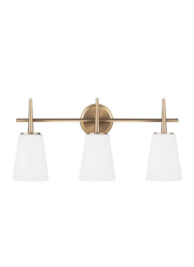 Driscoll Three Light Wall / Bath in Satin Brass (1|4440403EN3848)