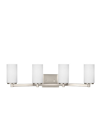 Hettinger Four Light Wall / Bath in Brushed Nickel (1|4439104EN3962)