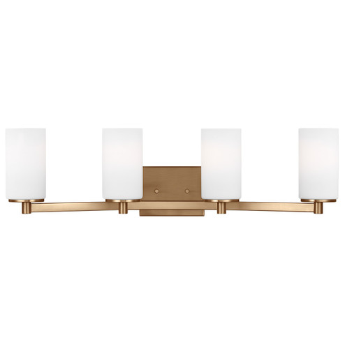 Hettinger Four Light Wall / Bath in Satin Brass (1|4439104EN3848)