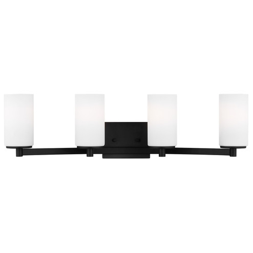 Hettinger Four Light Wall / Bath in Midnight Black (1|4439104EN3112)