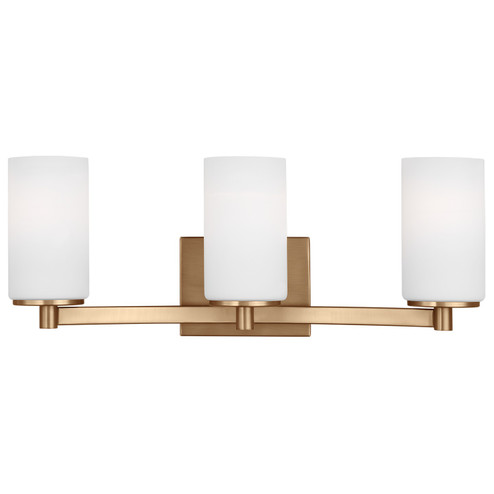 Hettinger Three Light Wall / Bath in Satin Brass (1|4439103848)