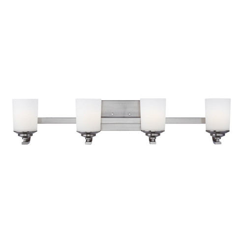 Kemal Four Light Wall / Bath in Brushed Nickel (1|4430704962)
