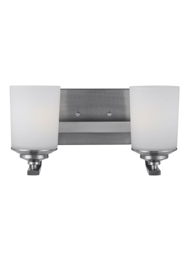 Kemal Two Light Wall / Bath in Brushed Nickel (1|4430702EN3962)