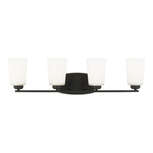 Franport Four Light Wall / Bath in Midnight Black (1|4428904112)