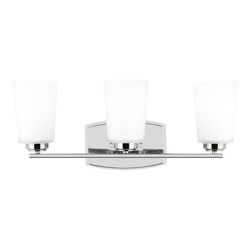 Franport Three Light Wall / Bath in Chrome (1|4428903EN305)