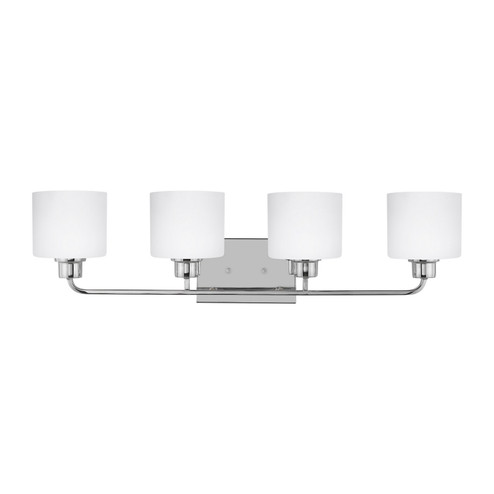 Canfield Four Light Wall / Bath in Chrome (1|442880405)