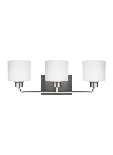 Canfield Three Light Wall / Bath in Brushed Nickel (1|4428803962)