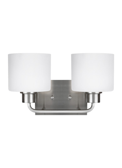 Canfield Two Light Wall / Bath in Brushed Nickel (1|4428802962)