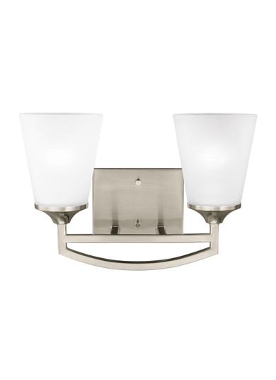 Hanford Two Light Wall / Bath in Brushed Nickel (1|4424502962)