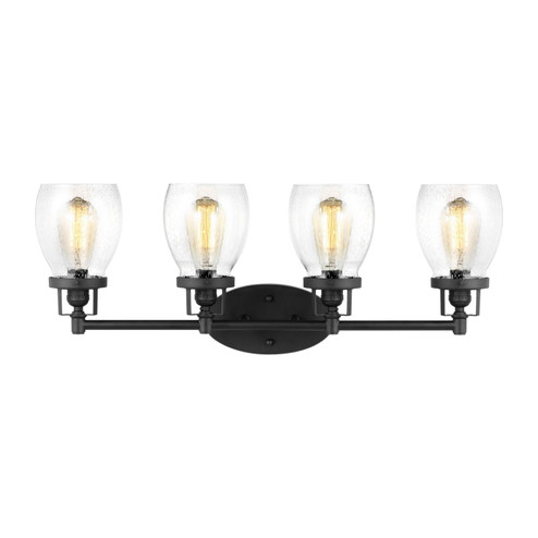 Belton Four Light Wall / Bath in Midnight Black (1|4414504112)