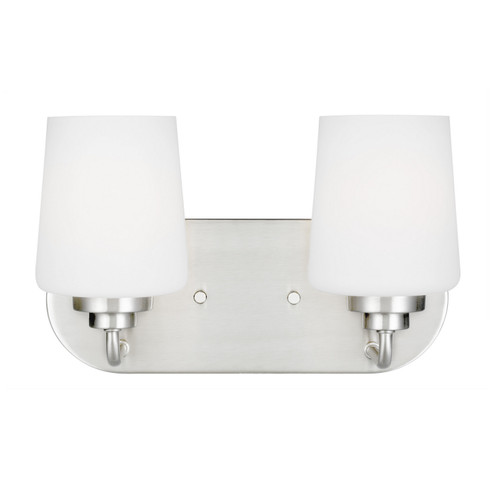 Windom Two Light Wall / Bath in Brushed Nickel (1|4402802EN3962)