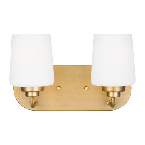 Windom Two Light Wall / Bath in Satin Brass (1|4402802848)