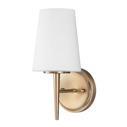 Driscoll One Light Wall / Bath Sconce in Satin Brass (1|4140401848)