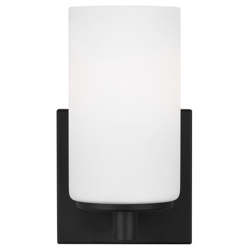 Hettinger One Light Wall / Bath Sconce in Midnight Black (1|4139101112)