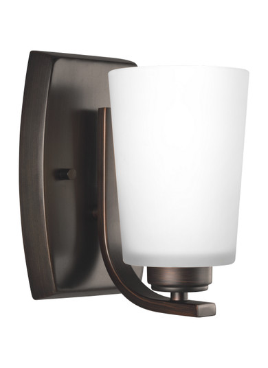 Franport One Light Wall / Bath Sconce in Bronze (1|4128901EN3710)