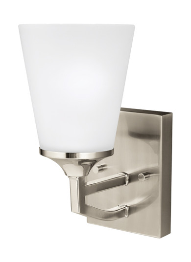 Hanford One Light Wall / Bath Sconce in Brushed Nickel (1|4124501962)