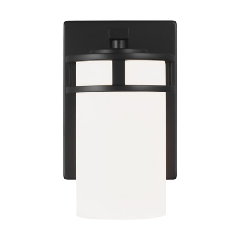 Robie One Light Wall / Bath Sconce in Midnight Black (1|4121601112)