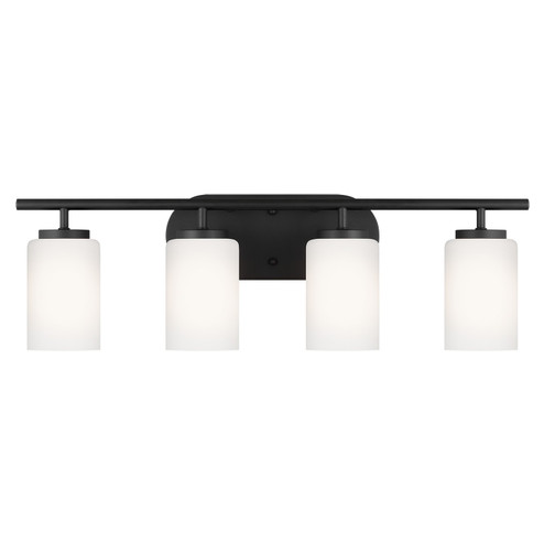 Oslo Four Light Wall/ Bath in Midnight Black (1|41163112)