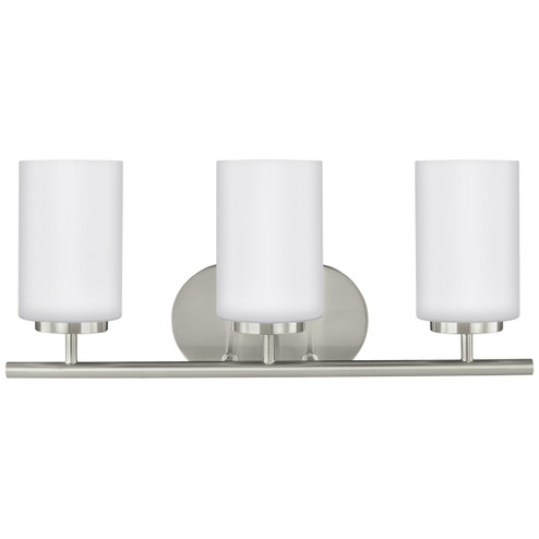Oslo Three Light Wall / Bath in Brushed Nickel (1|41162EN3962)
