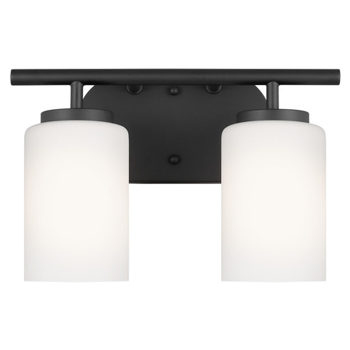 Oslo Two Light Wall / Bath in Midnight Black (1|41161EN3112)