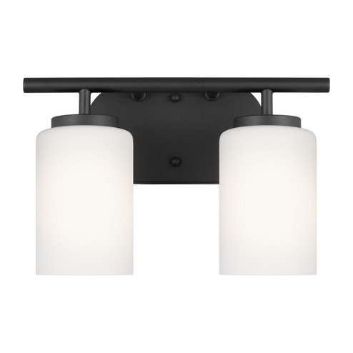Oslo Two Light Wall / Bath in Midnight Black (1|41161EN3112)