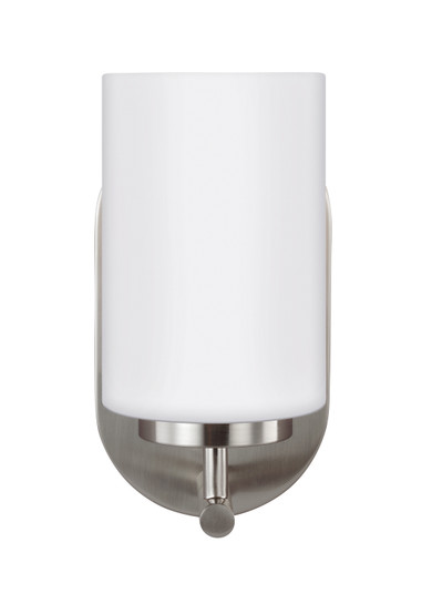 Oslo One Light Wall / Bath Sconce in Brushed Nickel (1|41160962)