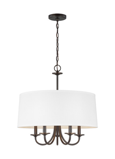 Seville Five Light Chandelier in Bronze (1|3320205710)