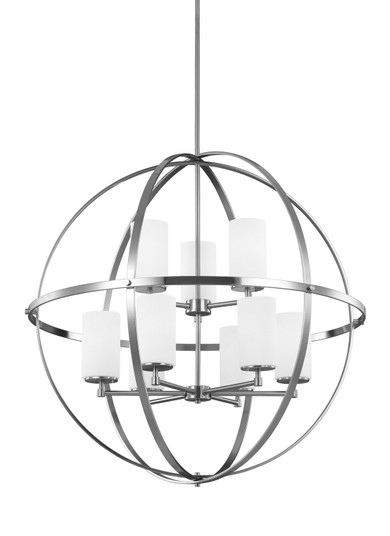 Alturas Nine Light Chandelier in Brushed Nickel (1|3124609EN3962)