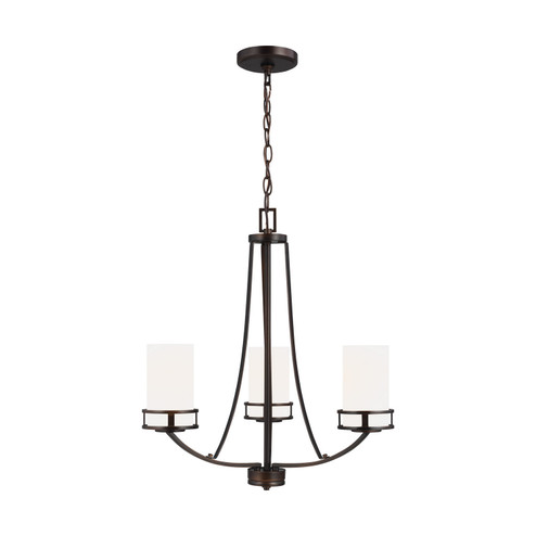 Robie Three Light Chandelier in Bronze (1|3121603710)