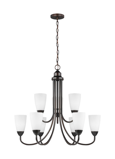 Seville Nine Light Chandelier in Bronze (1|3120209EN3710)