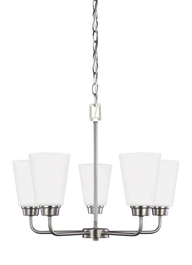 Kerrville Five Light Chandelier in Brushed Nickel (1|3115205962)