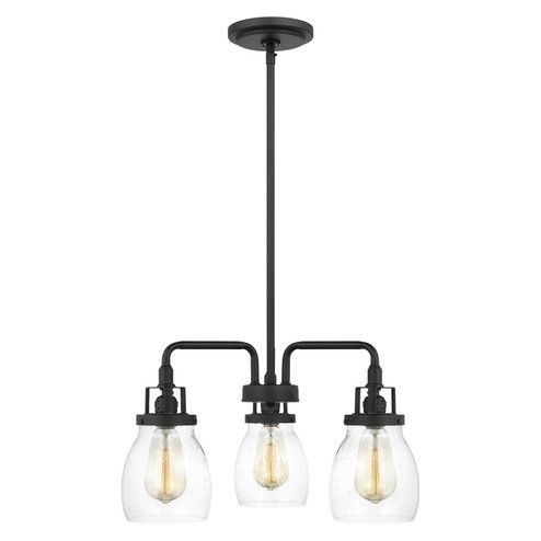 Belton Three Light Chandelier in Midnight Black (1|3114503112)