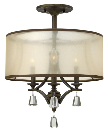 Mime LED Semi-Flush Mount in French Bronze (138|FR45601FBZ)