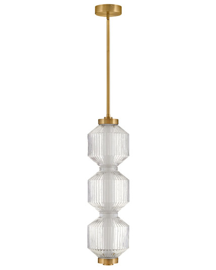 Reign LED Convertible Pendant in Lacquered Brass (138|FR41467LCB)