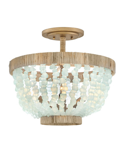 Dune LED Semi-Flush Mount in Burnished Gold (138|FR30203BNGBG)