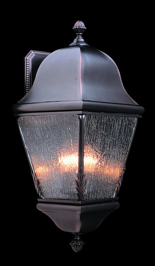 Coeur De Lion Three Light Exterior Wall Mount in Raw Copper (8|9590RC)