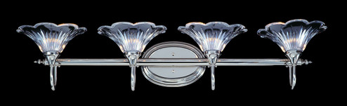 Geneva Four Light Wall Sconce in Polished Silver (8|8734PS)