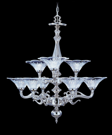 Geneva Nine Light Chandelier in Polished Silver (8|8629PS)