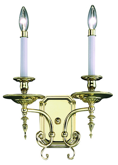 Kensington Two Light Wall Sconce in Polished Silver (8|7662PS)