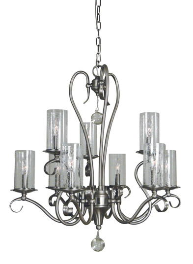 Ilsa Nine Light Chandelier in Matte Black (8|5029MBLACK)